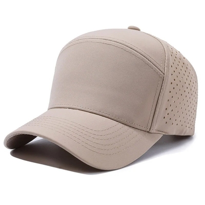 Logotipo personalizado con agujero cortado por láser gorra de béisbol perforada gorras deportivas impermeables gorra