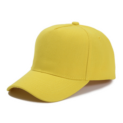 Capa de béisbol de tamaño personalizado de 5 paneles con color personalizable y línea de costura personalizable de color corona media