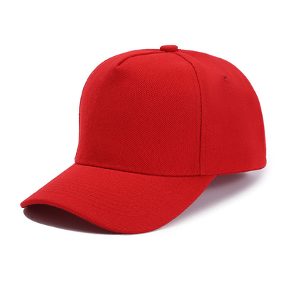 Capa de béisbol de tamaño personalizado de 5 paneles con color personalizable y línea de costura personalizable de color corona media