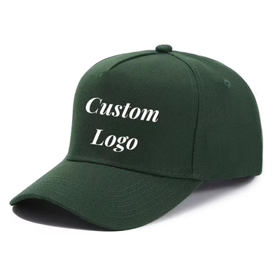 Capa de béisbol de tamaño personalizado de 5 paneles con color personalizable y línea de costura personalizable de color corona media