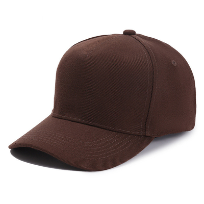 Capa de béisbol de tamaño personalizado de 5 paneles con color personalizable y línea de costura personalizable de color corona media