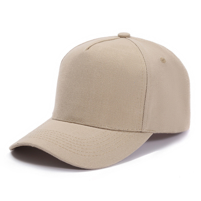 Capa de béisbol de tamaño personalizado de 5 paneles con color personalizable y línea de costura personalizable de color corona media