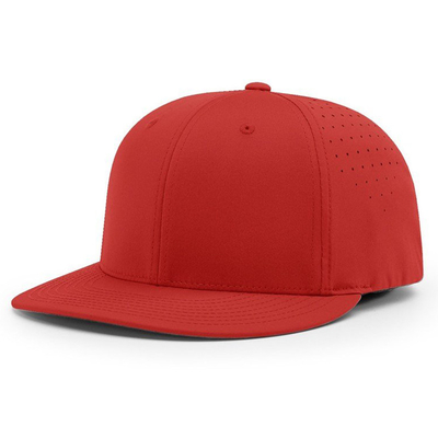 Sombrero de béisbol personalizado bordado Richardson 6 Panel impermeable con agujero de corte por láser Sombrero de béisbol