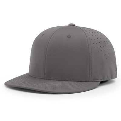 Sombrero de béisbol personalizado bordado Richardson 6 Panel impermeable con agujero de corte por láser Sombrero de béisbol