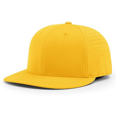 Sombrero de béisbol personalizado bordado Richardson 6 Panel impermeable con agujero de corte por láser Sombrero de béisbol