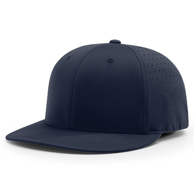 Sombrero de béisbol personalizado bordado Richardson 6 Panel impermeable con agujero de corte por láser Sombrero de béisbol