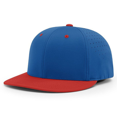 Sombrero de béisbol personalizado bordado Richardson 6 Panel impermeable con agujero de corte por láser Sombrero de béisbol