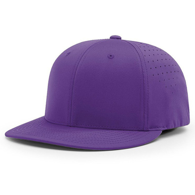 Sombrero de béisbol personalizado bordado Richardson 6 Panel impermeable con agujero de corte por láser Sombrero de béisbol