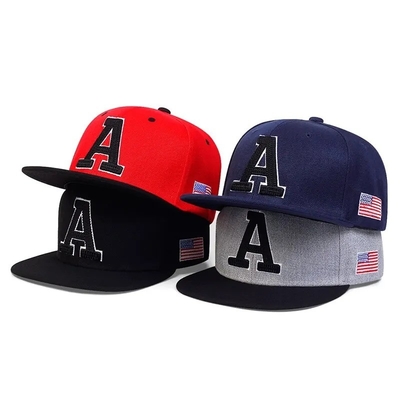 Moda Hip Hop Deporte al aire libre Gorras Snapbacks Sombrero con gorra Sombreros con gorra personalizados