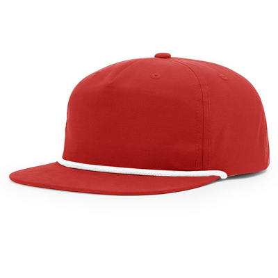 Sombreros de Hip Hop de punta plana de alta calidad Gorras personalizadas 5 cinco panel de cuerda Richardson Sombreros con gorra para hombres