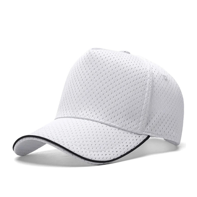 Sombrero de pelota de béisbol de malla de 5 paneles personalizado al aire libre con corona alta transpirable Sombrero de malla de camión