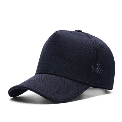 Sombrero de pelota de béisbol de malla de 5 paneles personalizado al aire libre con corona alta transpirable Sombrero de malla de camión
