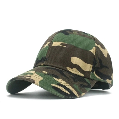 Camisetas de béisbol masculinas con camuflaje de logotipo de béisbol táctico de 6 paneles