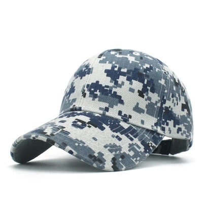 Camisetas de béisbol masculinas con camuflaje de logotipo de béisbol táctico de 6 paneles
