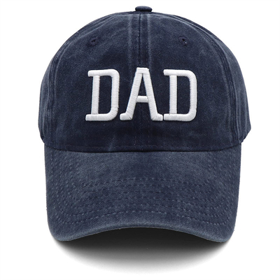 Dos tonos de lavado letra bordada Papá Mamá malla Sombrero de camión al por mayor Retro Sombrero de camión