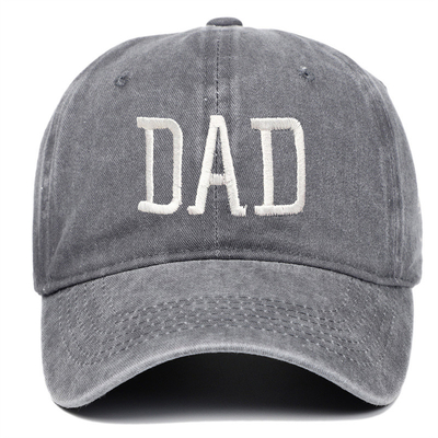Dos tonos de lavado letra bordada Papá Mamá malla Sombrero de camión al por mayor Retro Sombrero de camión