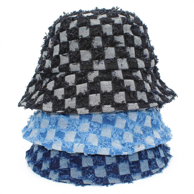 Diseñador de moda Sombreros de balde Jeans de alta calidad Sombreros de pescador con logotipo personalizado