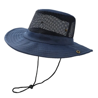 Camo exterior Camuflaje sombrero de balde de pescador con logotipo personalizado