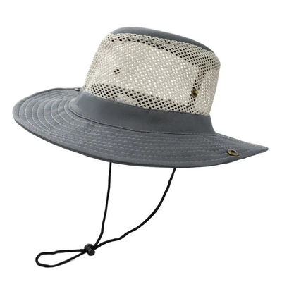Camo exterior Camuflaje sombrero de balde de pescador con logotipo personalizado