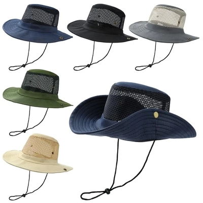 Camo exterior Camuflaje sombrero de balde de pescador con logotipo personalizado