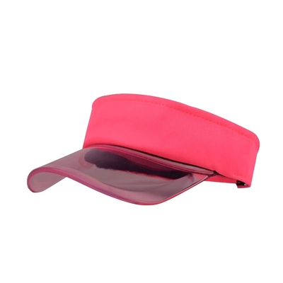Sombreros de verano Golf Caps de visera transparente Sombreras personalizadas Protección anti-UV Sombreras de visera superior vacías