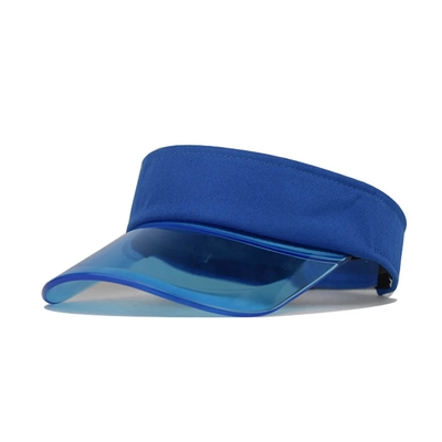 Sombreros de verano Golf Caps de visera transparente Sombreras personalizadas Protección anti-UV Sombreras de visera superior vacías