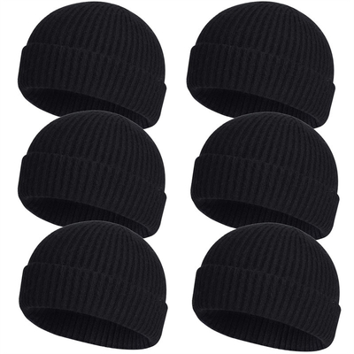 Sombreritos de punto para adultos para ocasiones casuales bordado/Jacquard/patrón en blanco y circunferencia del sombrero