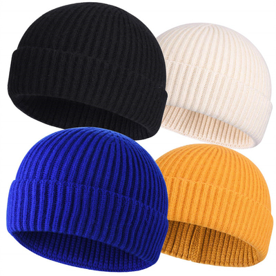 Sombreritos de punto para adultos para ocasiones casuales bordado/Jacquard/patrón en blanco y circunferencia del sombrero