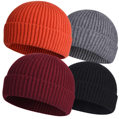 Sombreritos de punto para adultos para ocasiones casuales bordado/Jacquard/patrón en blanco y circunferencia del sombrero