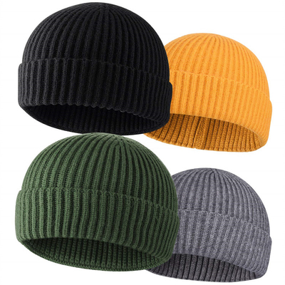 Sombreritos de punto para adultos para ocasiones casuales bordado/Jacquard/patrón en blanco y circunferencia del sombrero