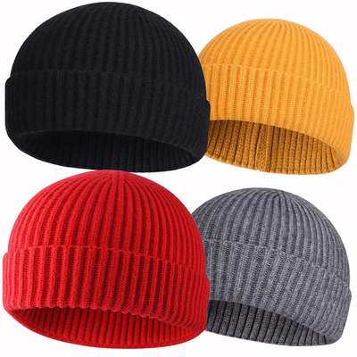 Sombreritos de punto para adultos para ocasiones casuales bordado/Jacquard/patrón en blanco y circunferencia del sombrero