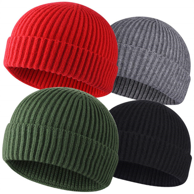 Sombreritos de punto para adultos para ocasiones casuales bordado/Jacquard/patrón en blanco y circunferencia del sombrero