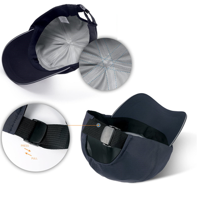 Sombreros de béisbol de color negro y blanco impermeable con correa ajustable