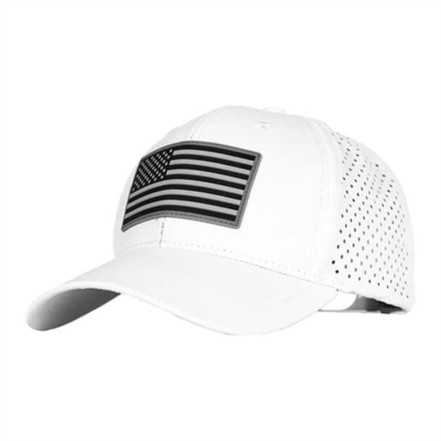 Oen Diseño personalizado American Flag Baseball Cap Mens bordado Sombrero de béisbol perforado