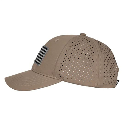 Oen Diseño personalizado American Flag Baseball Cap Mens bordado Sombrero de béisbol perforado
