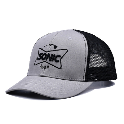Venta al por mayor de sombrero de camión Snapback 6 panel sombreros de malla 3d bordado Sombrero de camión personalizado