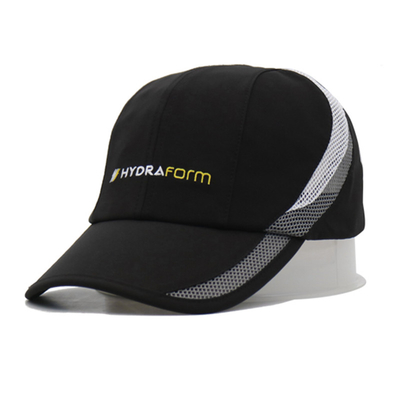 Sombrero deportivo no estructurado seco rápido logotipo bordado personalizado impermeable gorra deportiva impermeable