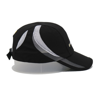 Sombrero deportivo no estructurado seco rápido logotipo bordado personalizado impermeable gorra deportiva impermeable