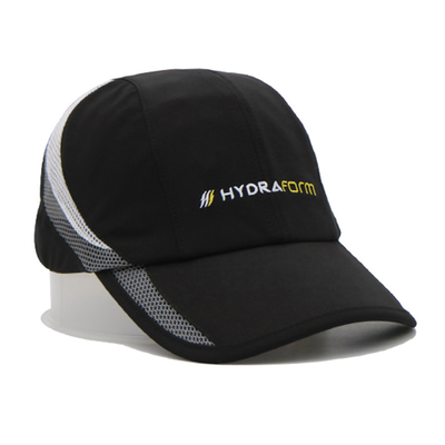 Sombrero deportivo no estructurado seco rápido logotipo bordado personalizado impermeable gorra deportiva impermeable