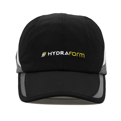 Sombrero deportivo no estructurado seco rápido logotipo bordado personalizado impermeable gorra deportiva impermeable