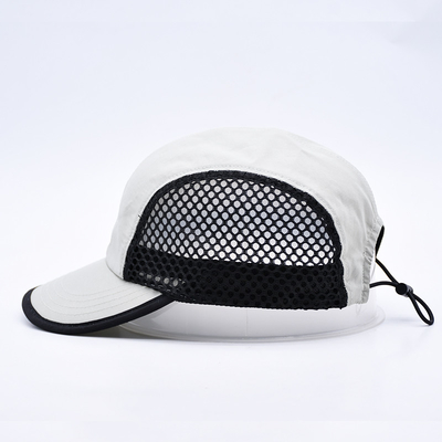 Oem Running Nylon No estructurado Rápido de secado de la malla del sombrero de correr suave de venta al por mayor del sombrero de correr