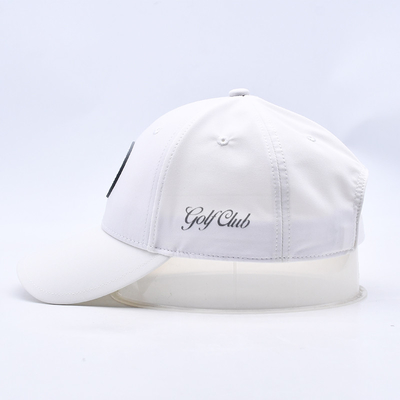 Logotipo reflector personalizado al aire libre Suso rápido gorras deportivas impermeables iluminación 6 panel gorra de golf para hombres