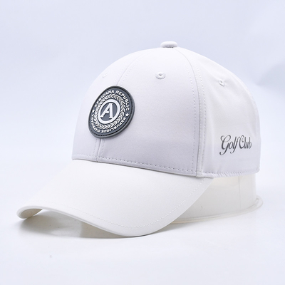 Logotipo reflector personalizado al aire libre Suso rápido gorras deportivas impermeables iluminación 6 panel gorra de golf para hombres