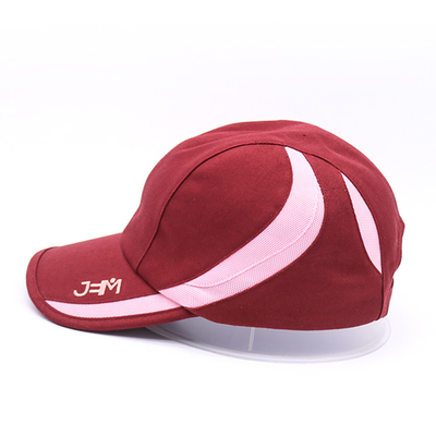 Logotipo personalizado sombrero deportivo malla gorras de carrera de alta calidad borde curvo gorras deportivas transpirables