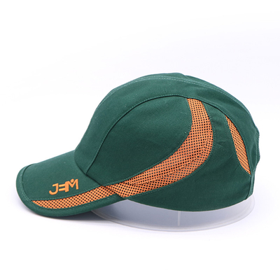 Logotipo personalizado sombrero deportivo malla gorras de carrera de alta calidad borde curvo gorras deportivas transpirables