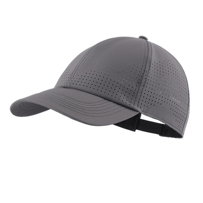 Por mayor Custom 6 Panel Unisex Perforado con láser Baseball Inodoro Golf Sombrero Gorra Gorra Deportiva