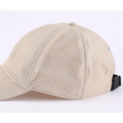 Por mayor Custom 6 Panel Unisex Perforado con láser Baseball Inodoro Golf Sombrero Gorra Gorra Deportiva