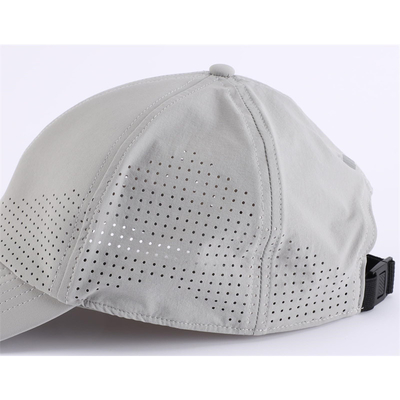Por mayor Custom 6 Panel Unisex Perforado con láser Baseball Inodoro Golf Sombrero Gorra Gorra Deportiva