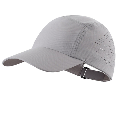 Sombrero deportivo impermeable cortado por láser perforado de alta calidad Sombrero deportivo de béisbol seco rápido