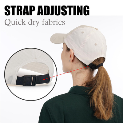 Verano seco rápido Upf50+ Protección solar Béisbol deportivo gorra para hombres Mujeres
